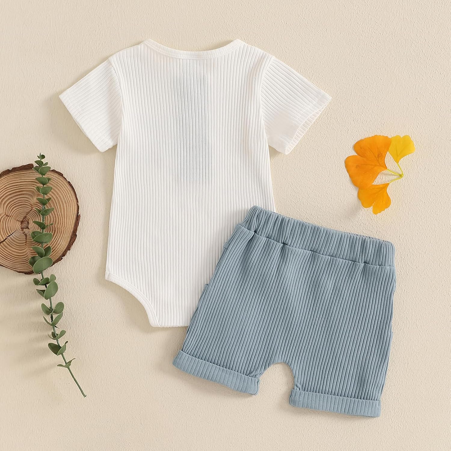 Perfect Summer romper and shorts set for growing boys