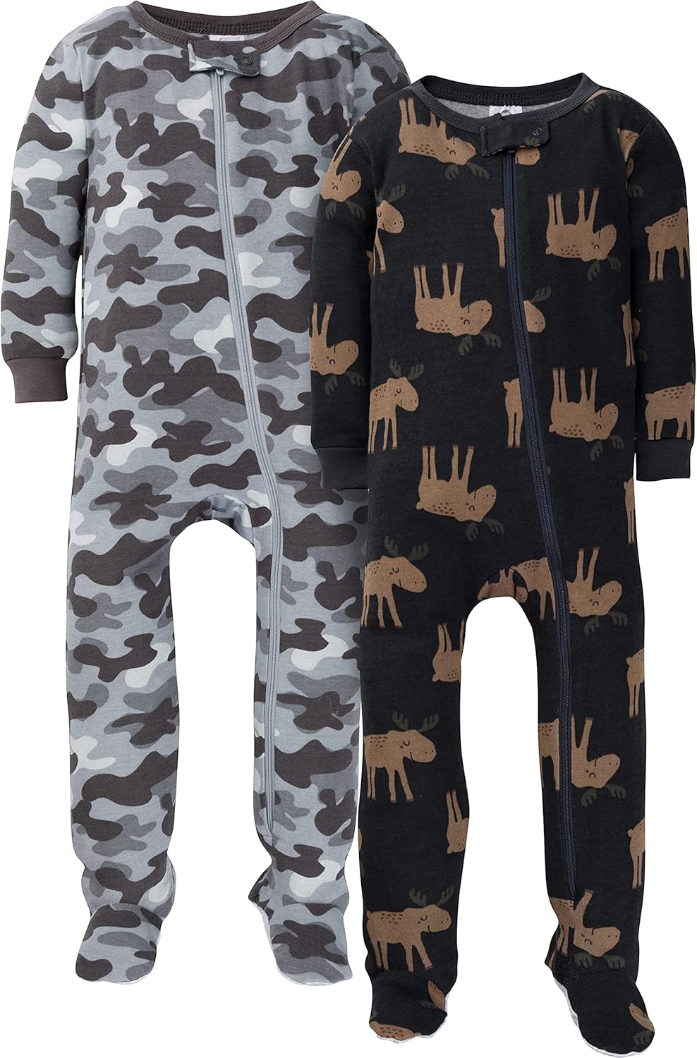 Gerber Baby Boys 2-Pack Footed Pajamas Perfect for Sleep