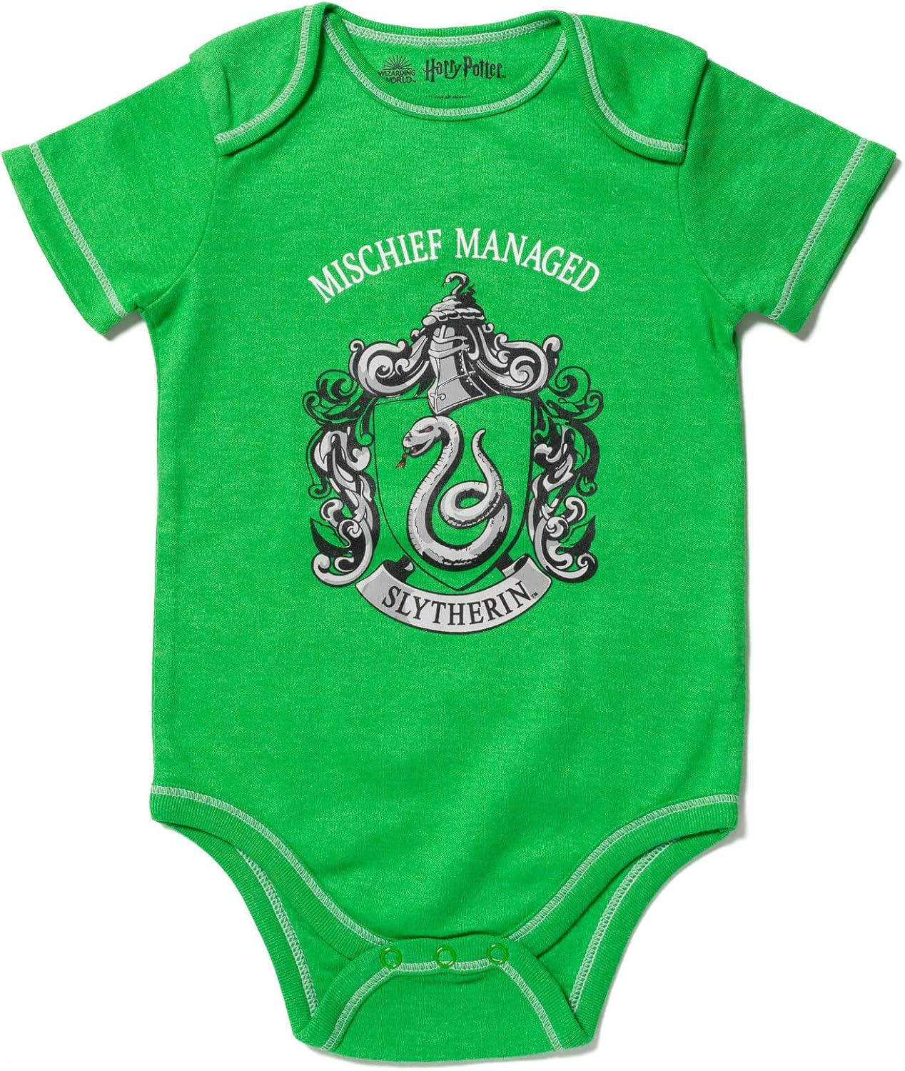 Harry Potter Baby 4-Pack Bodysuits - Easy 3-Snap Closure