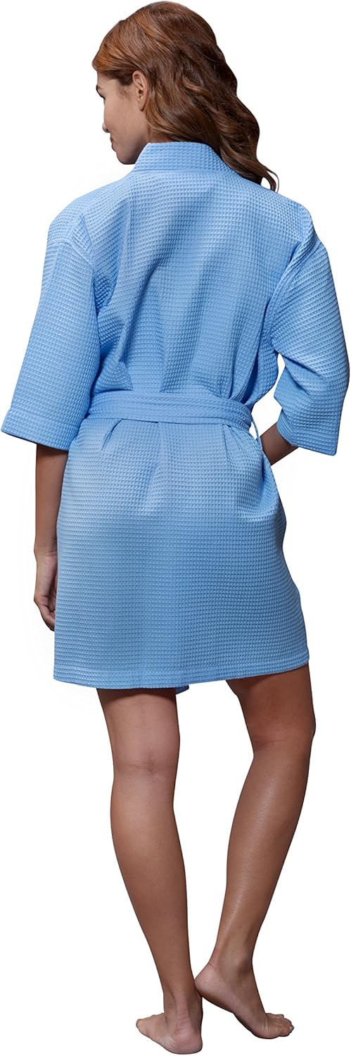 Turquaz Waffle Kimono Robe