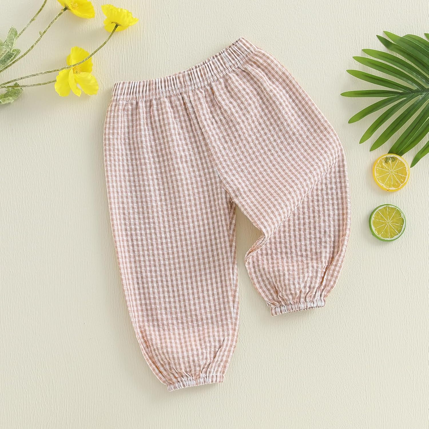 Plaid Toddler BoyGirl Summer Bloomers