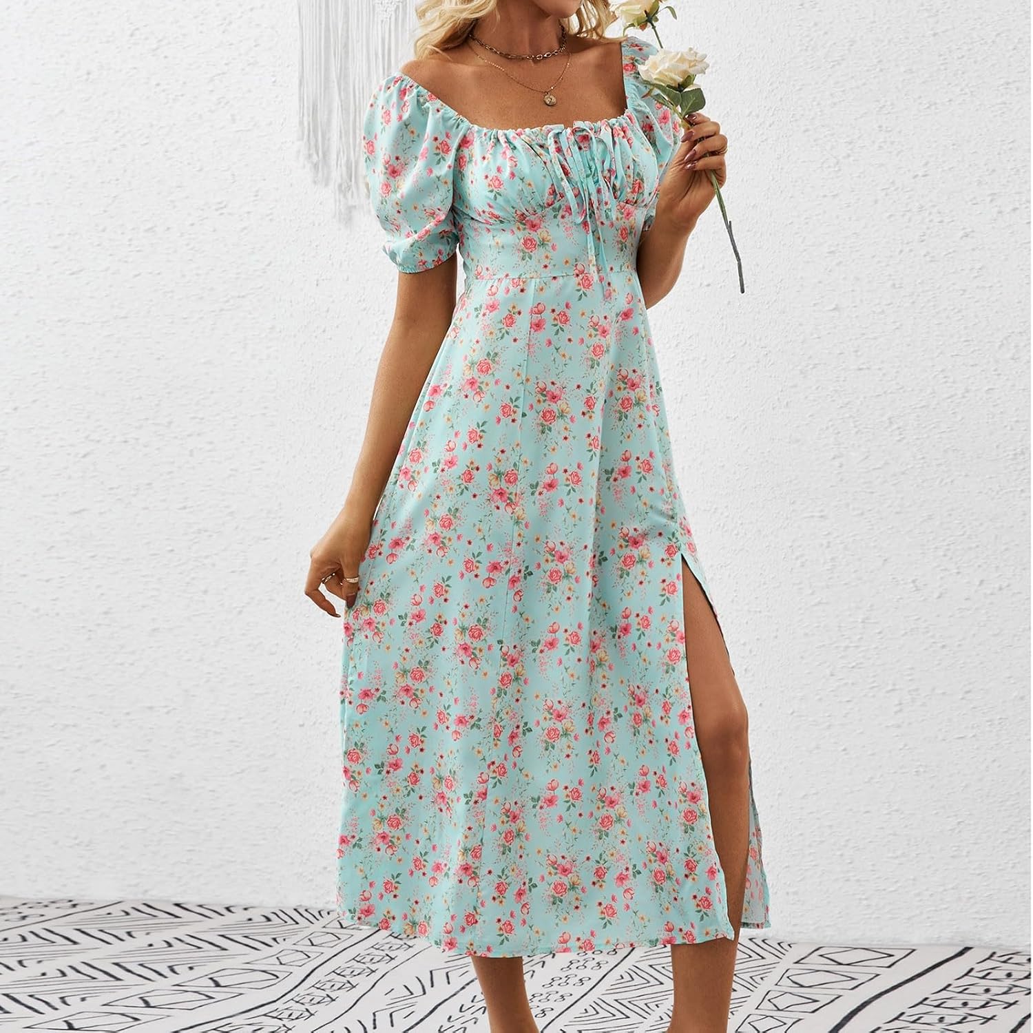 Event-Ready Floral Maxi Dress