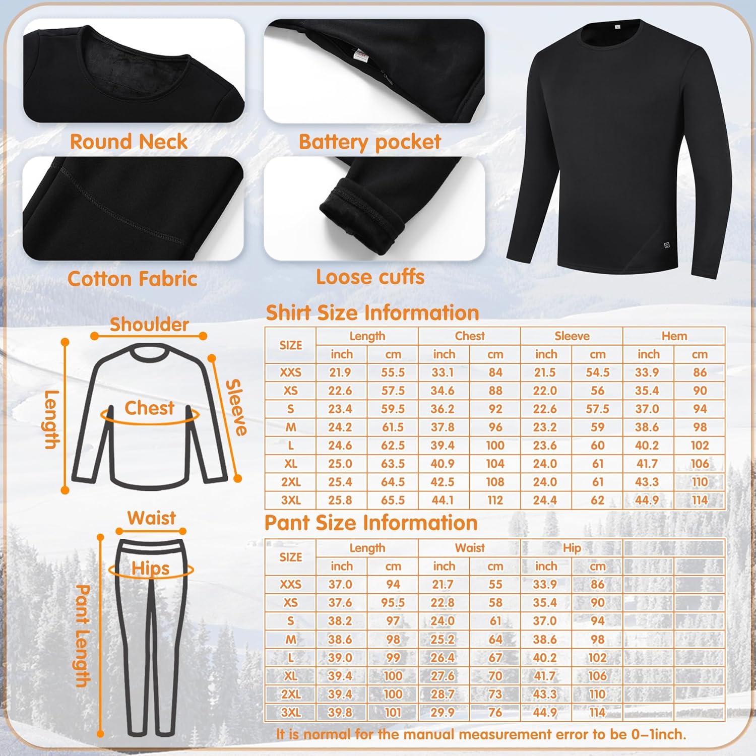 Heat-Generating Thermal Pant for Women