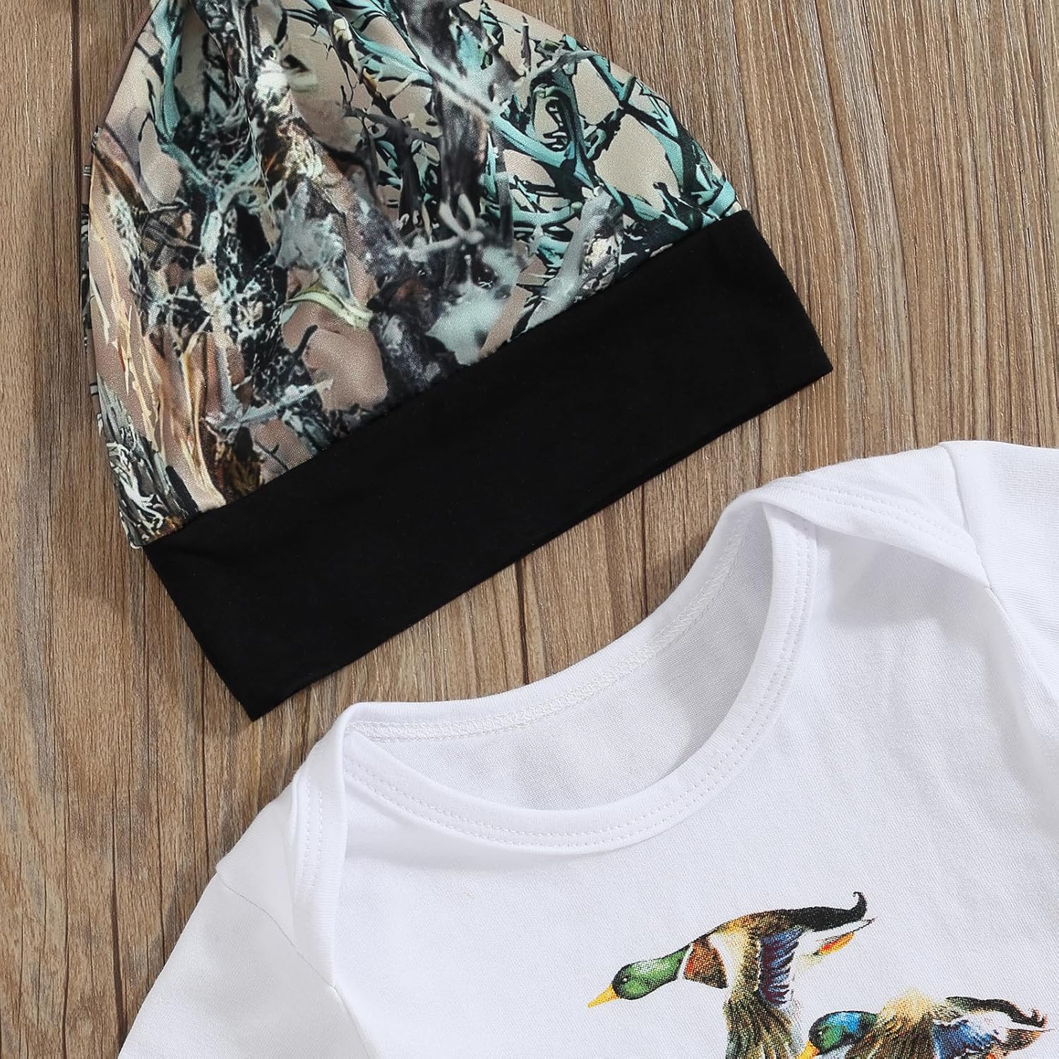 Canis Duck Deer Hunting Baby Outfit Set