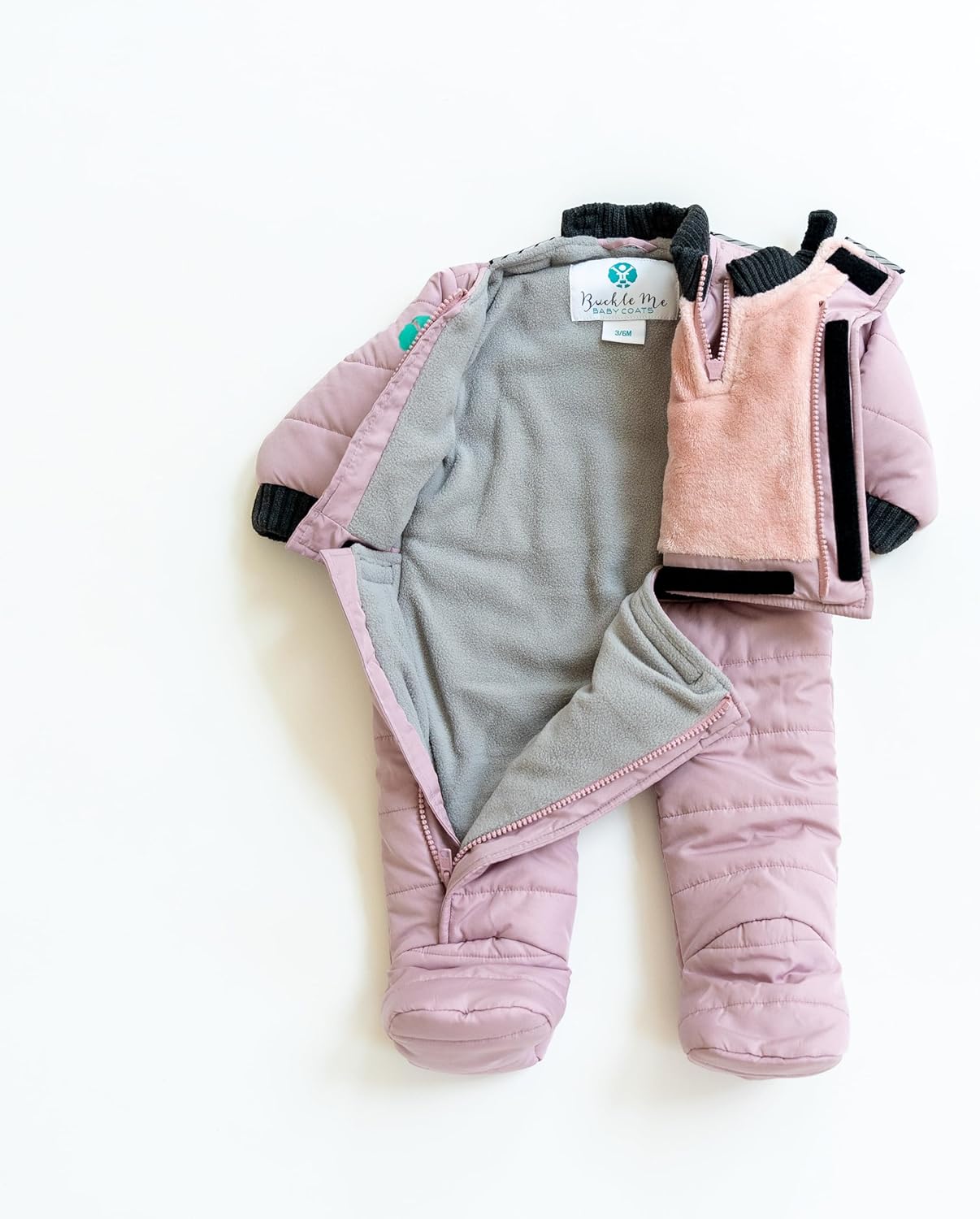 Quick Close Safer Car Seat Winter Jacket