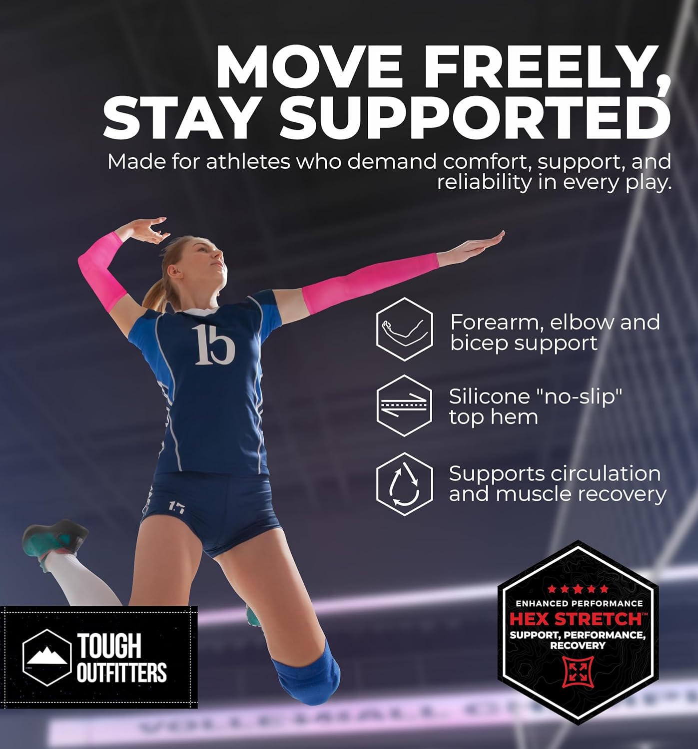 Pro Performance Compression Arm Sleeves