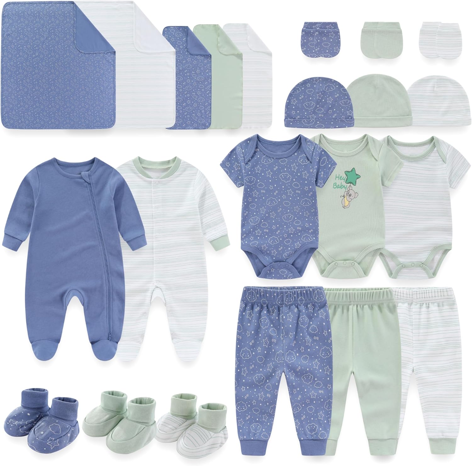 JELYLOVE New Born Layette Sets for Baby Boy Girl