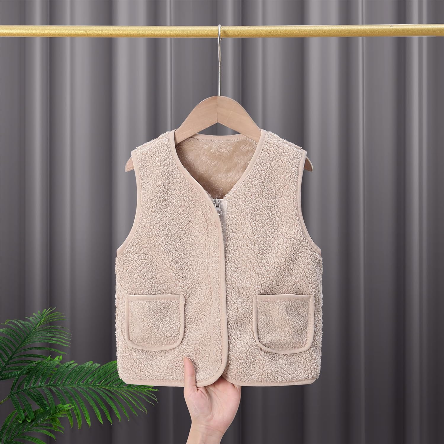WarmStraw Baby Fleece Winter Vest for Kids