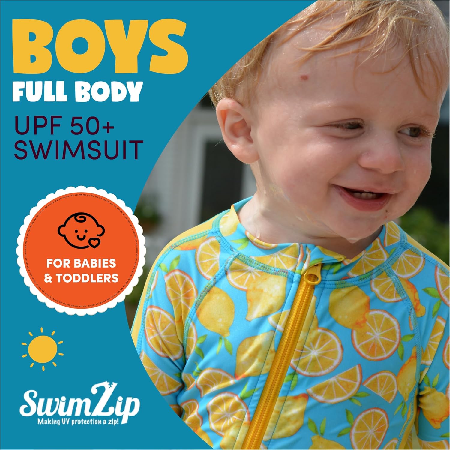 SwimZip Boys UPF 50 Swimming Suits