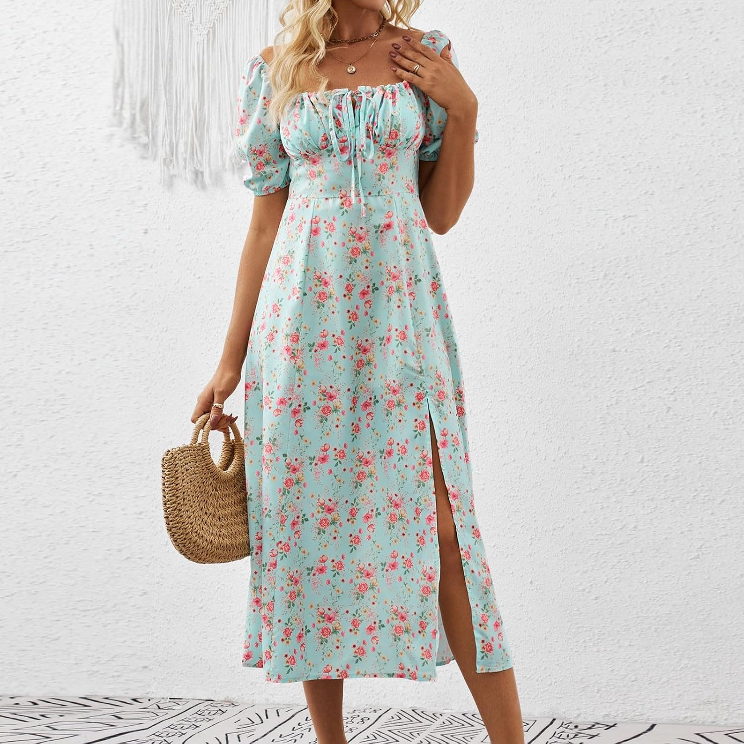 Event-Ready Floral Maxi Dress