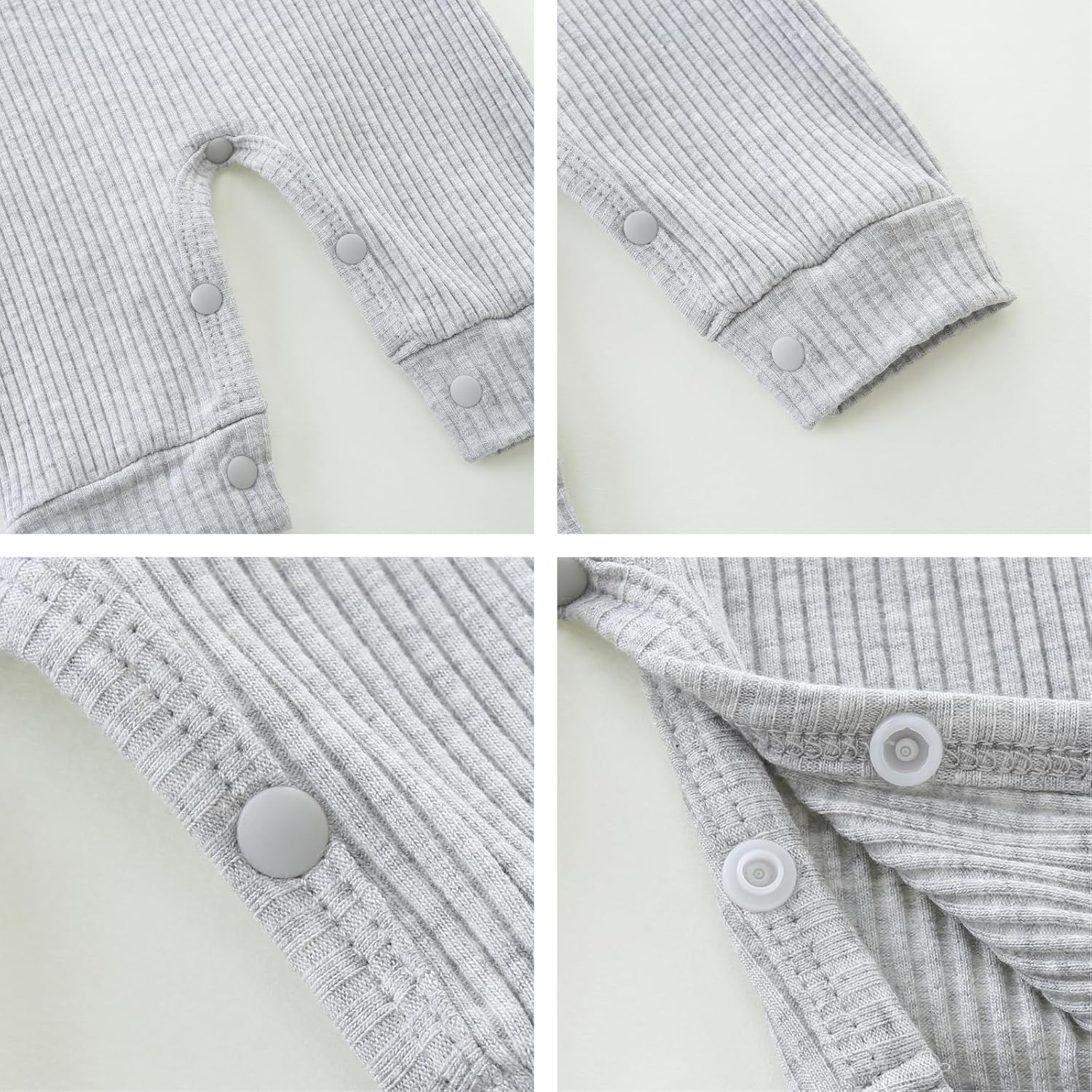 Baby Romper with Mittens Hats for Infants