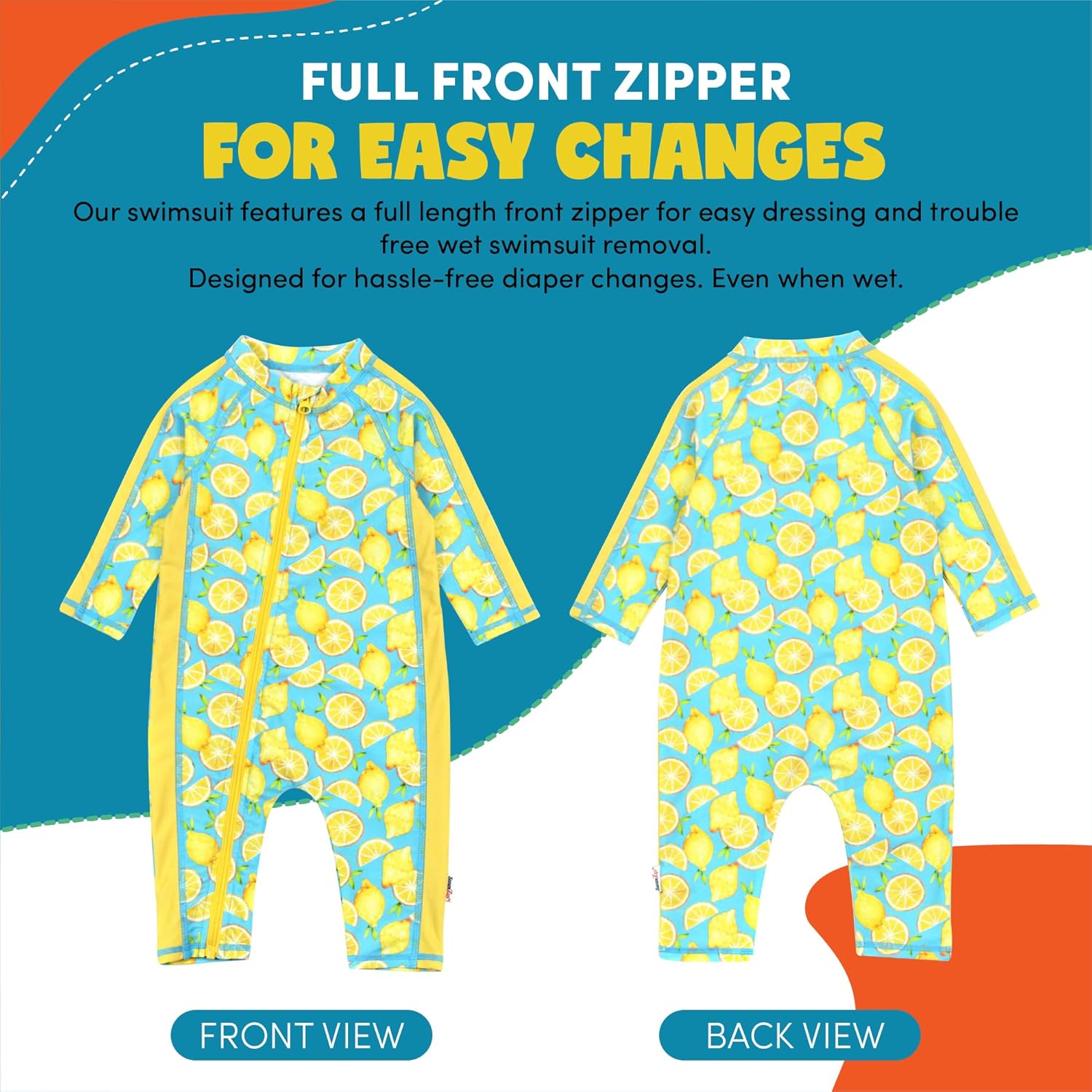 SwimZip Boys UPF 50 Swimming Suits