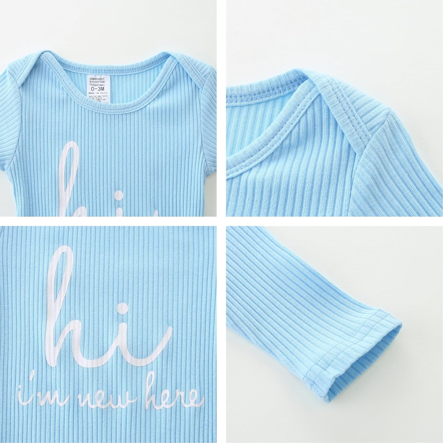 Cute Baby Romper with Mittens Hat for Newborns