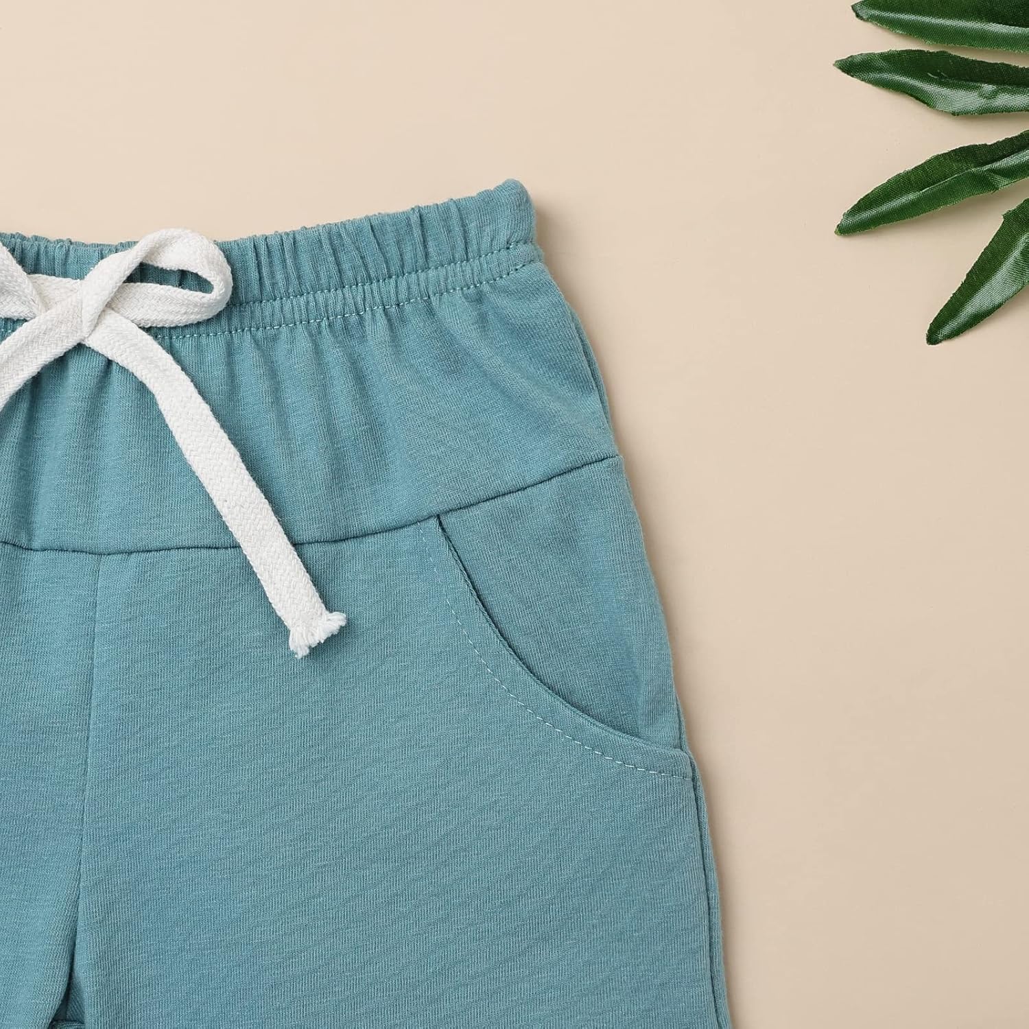 Perfect Summer Set Toddler Boys Outfit with Contrast Design