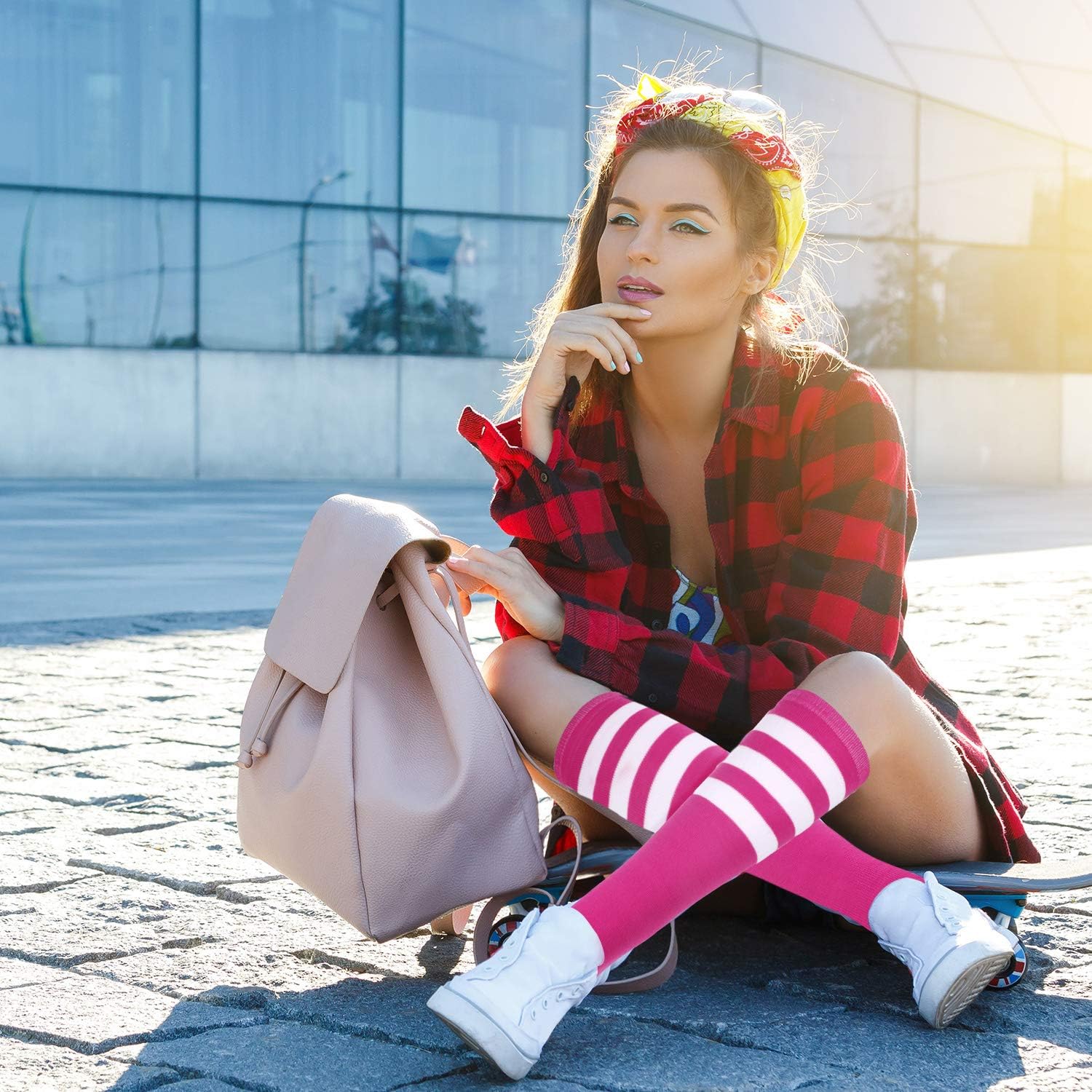Confidence-Boosting Neon Knee High Socks for Sports More
