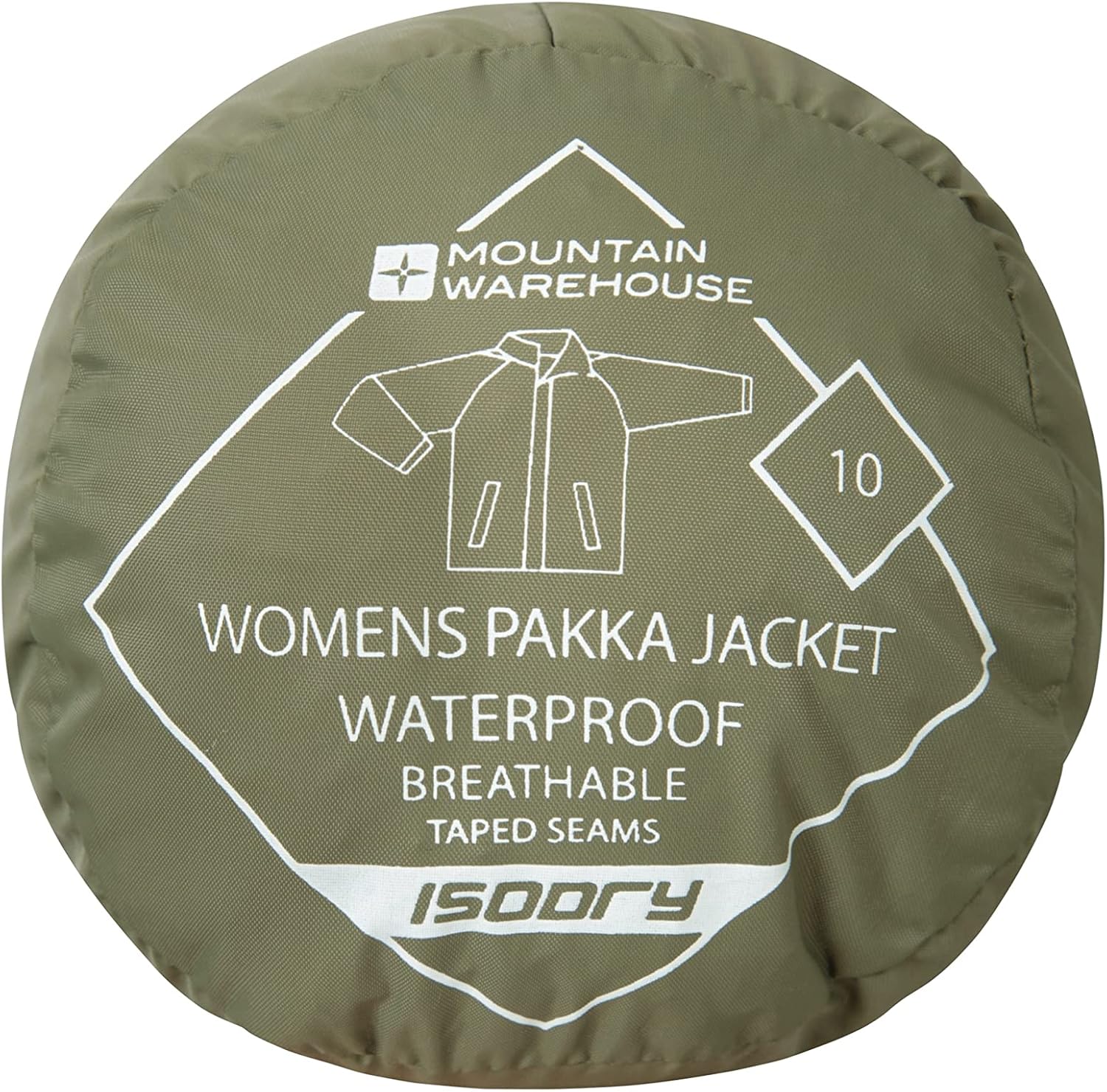 Premium Insulated Womens Waterproof Jacket - Packaway Bag by Mountain Warehouse