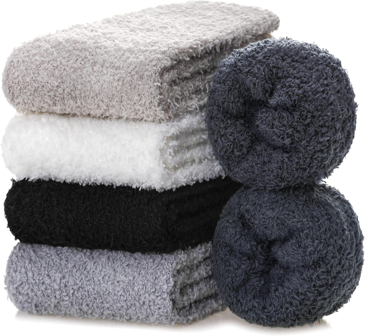 Fuzzy Winter Slipper Socks - Cozy and Warm for Women