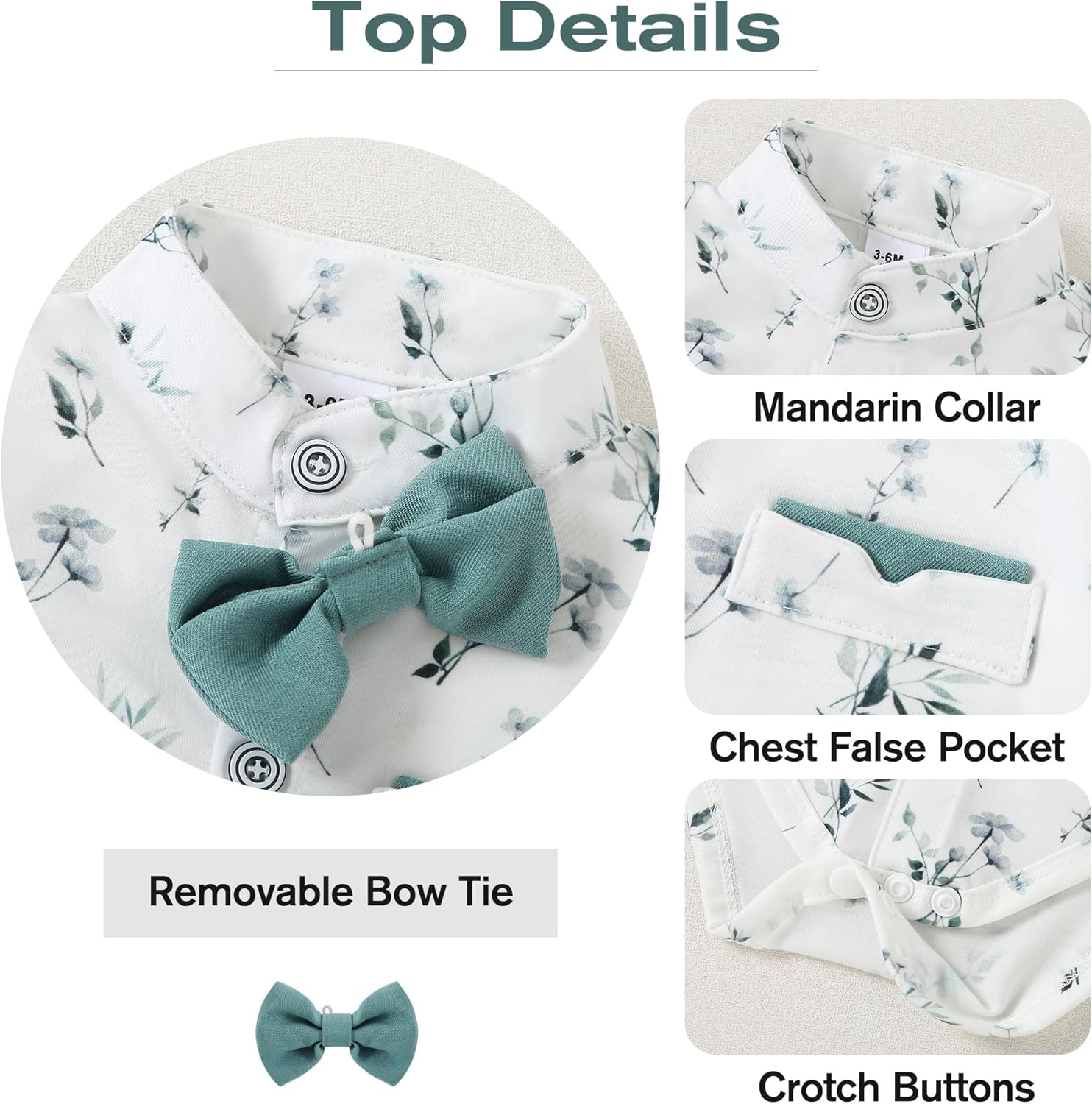 SOONDKIDS Baby Boy Tuxedo Suit
