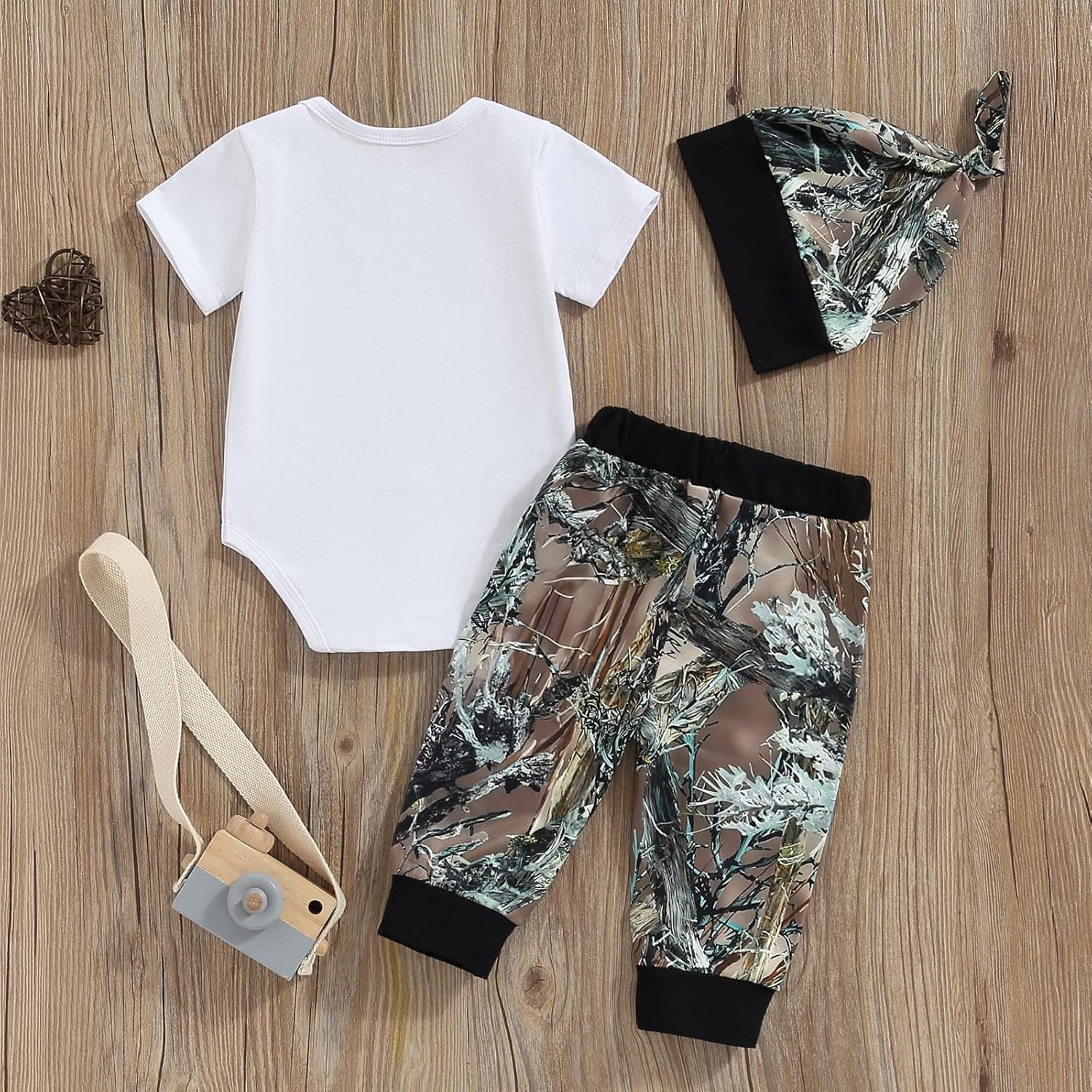 Canis Duck Deer Hunting Baby Outfit Set