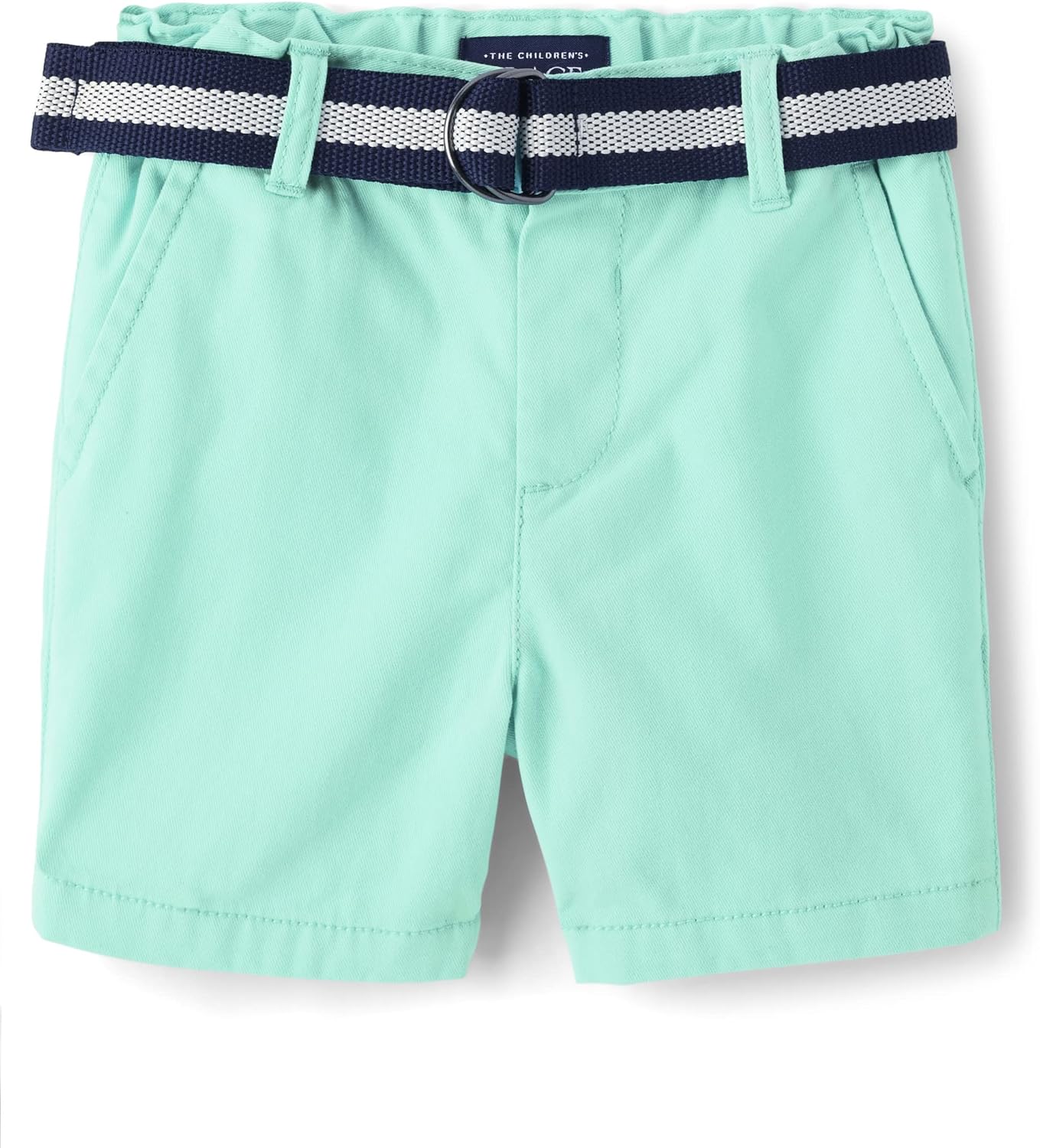 The Childrens Place Baby Boys Toddler Twill Belted Chino Short