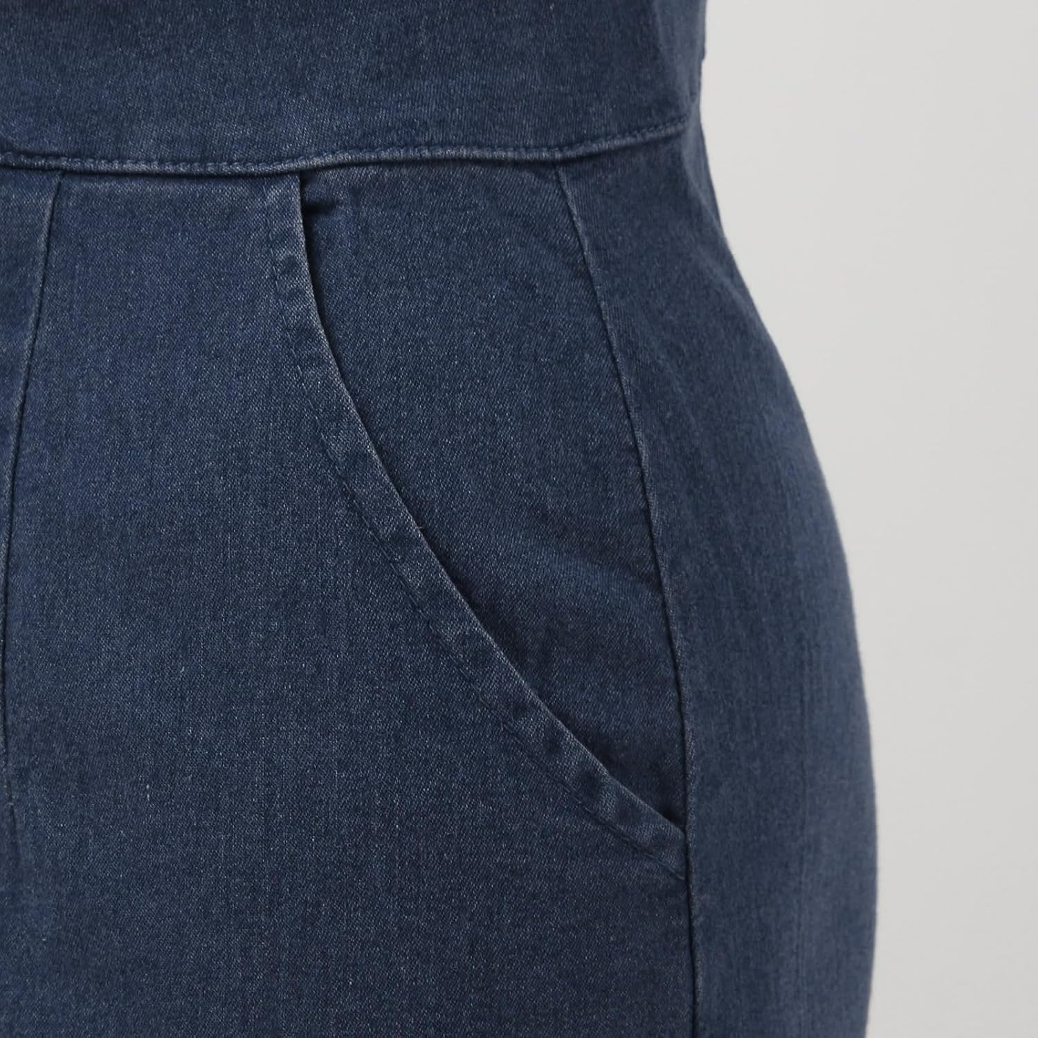 Stylish Blue Jean Bodycon Dress for Women