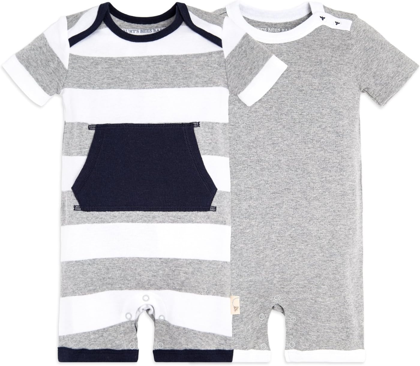Burts Bees Baby BoysRomper for Summer