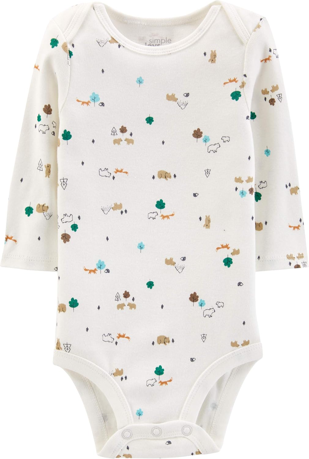 Unisex Baby Boys Long-Sleeve Bodysuit