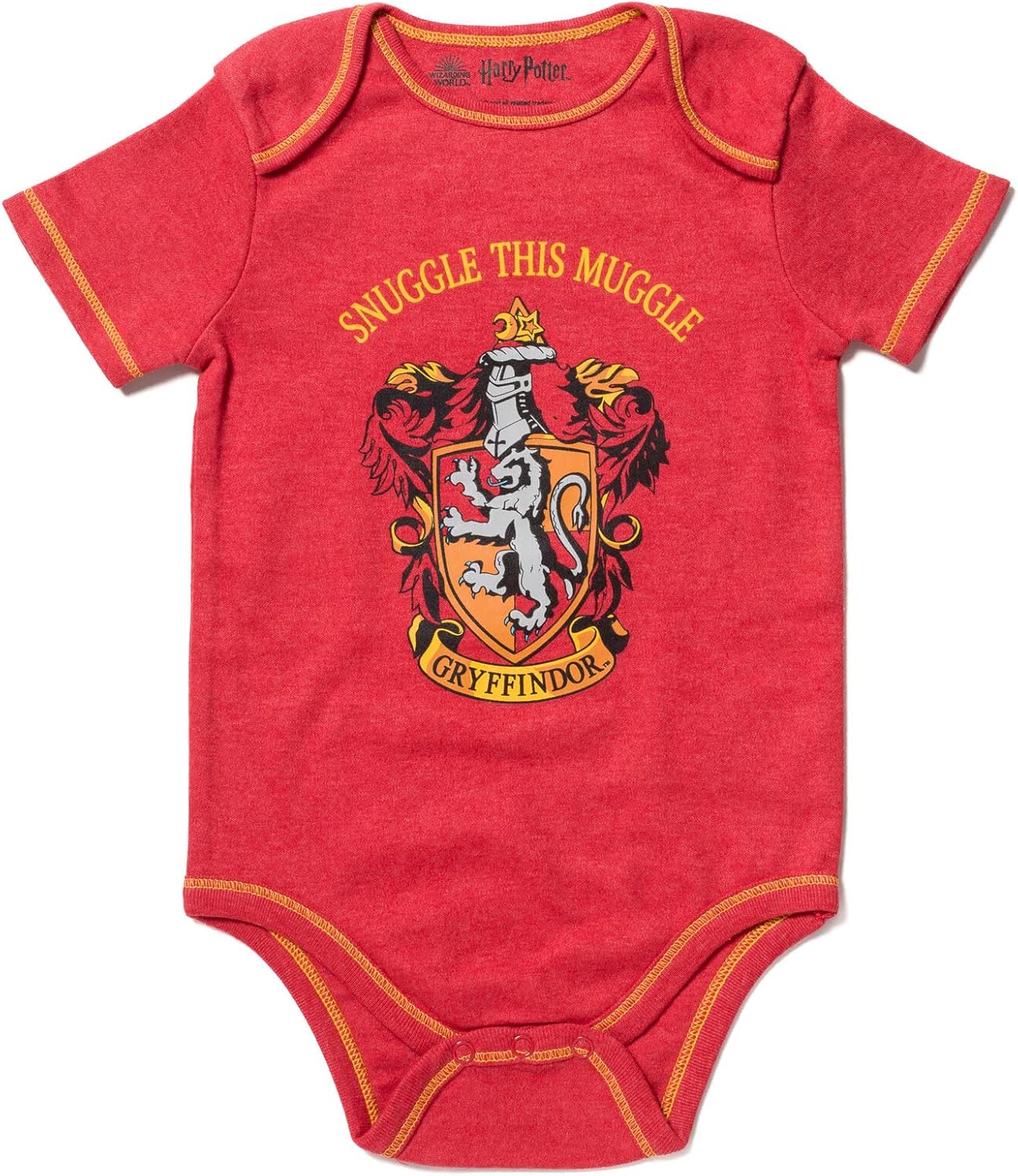Harry Potter Baby 4-Pack Bodysuits - Easy 3-Snap Closure