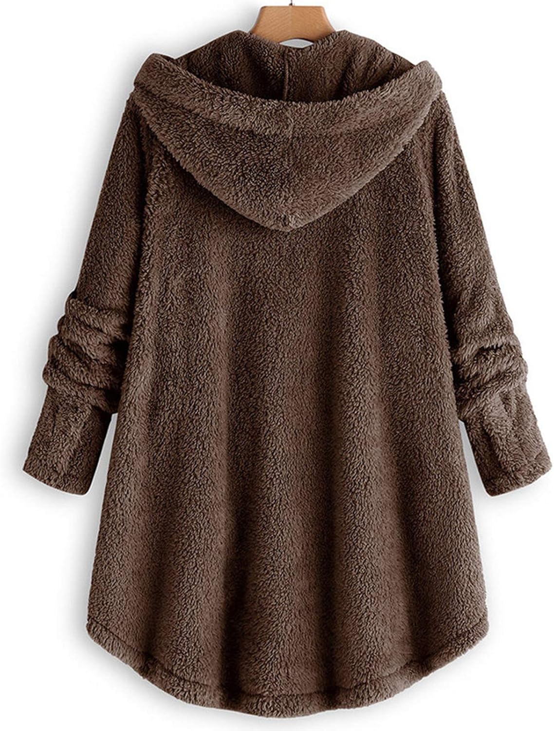 Muyise Womens Oversized Winter Fuzzy Cardigan