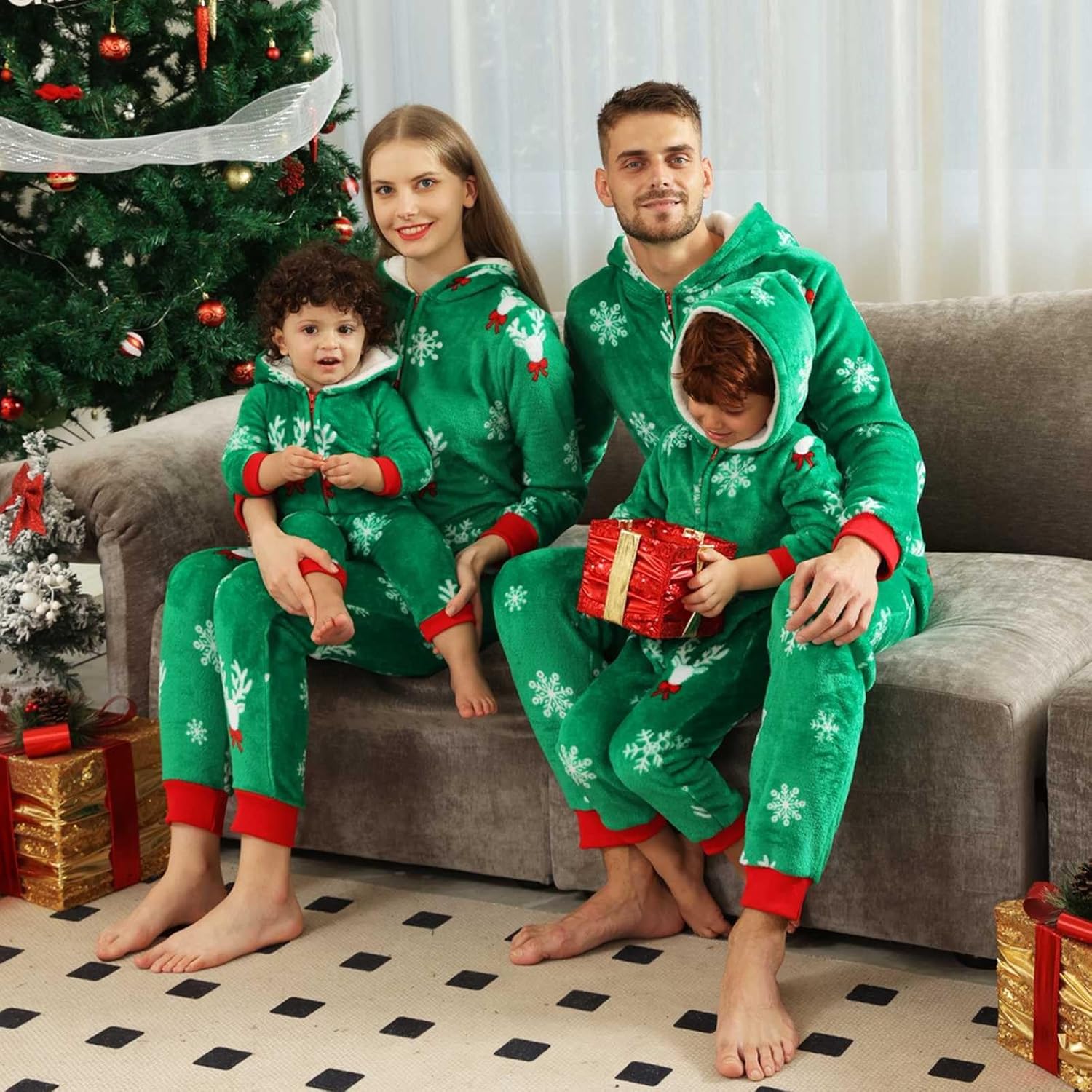 Christmas Family Pajama Set - Soft Warm Winter Night