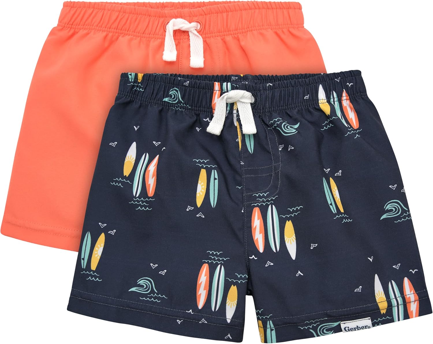 Gerber Toddler Boys Swim Trunks UPF 50