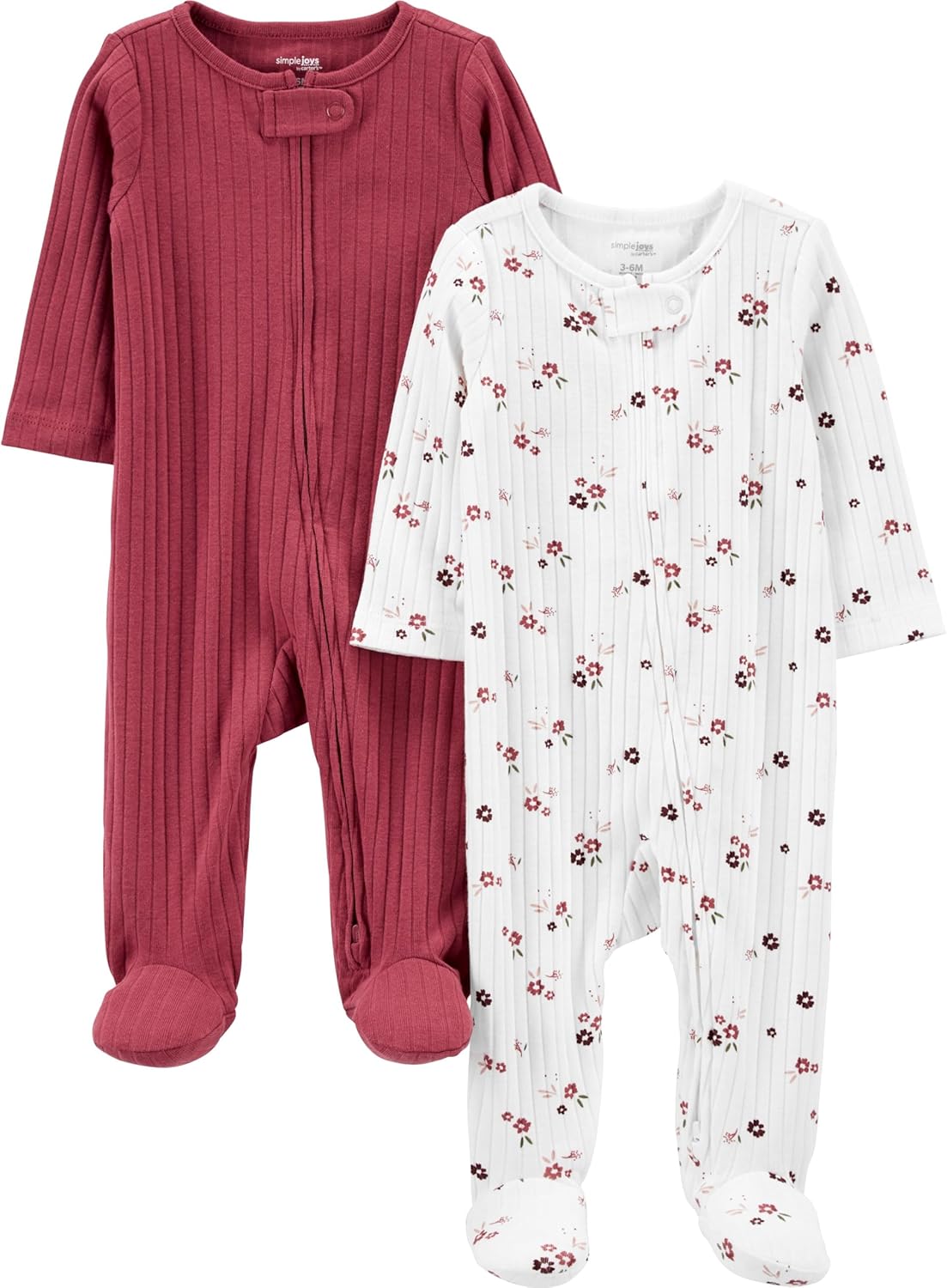 Simple Joys by Carters Unisex Baby 2-Pack Sleep Play
