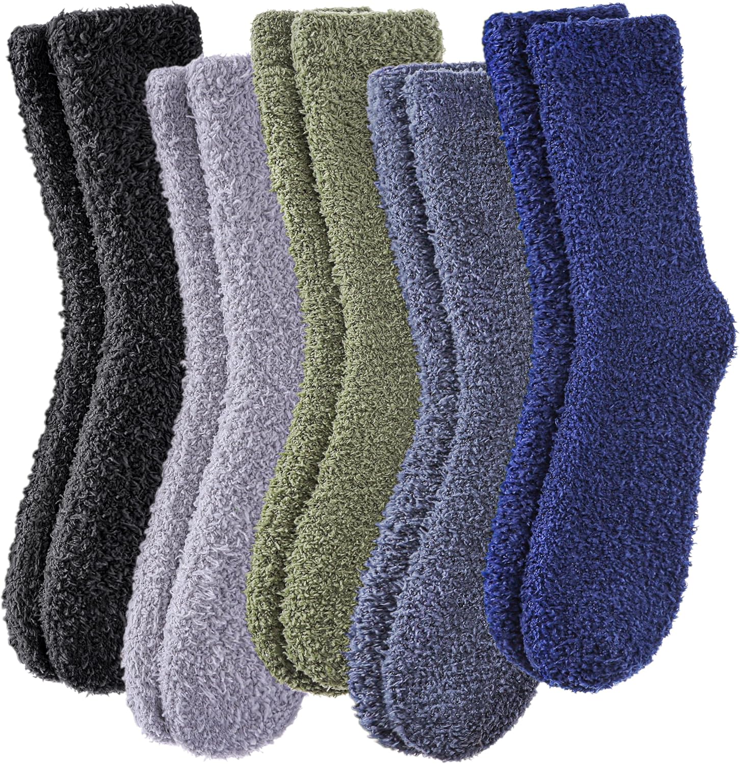 Warm Fuzzy Socks for Men Women Cozy Winter Slipper Socks