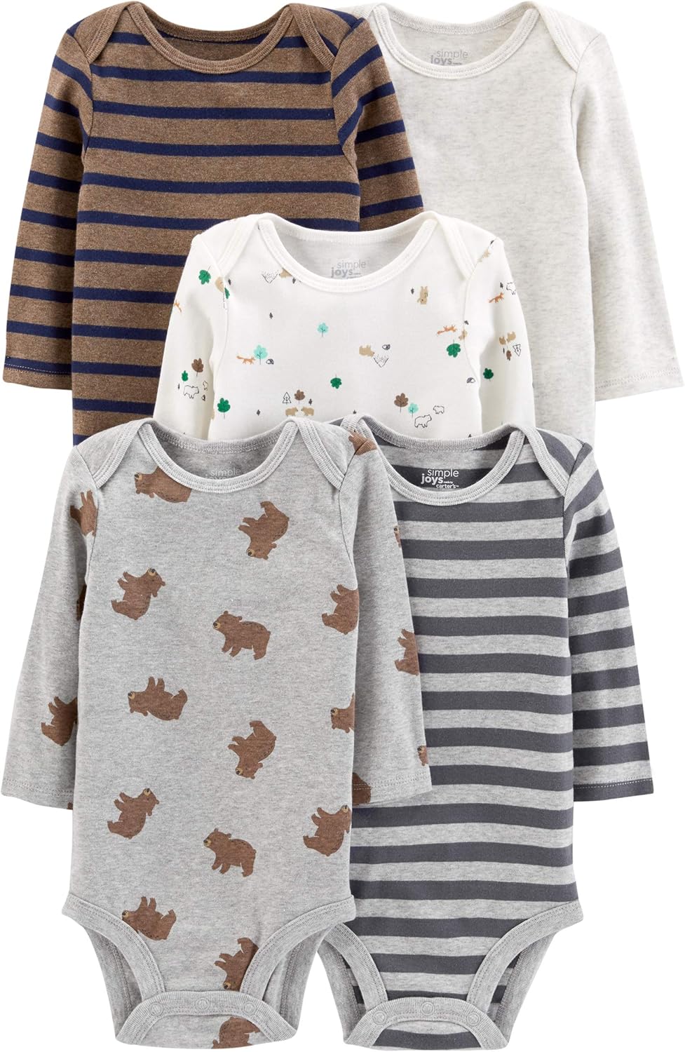 Unisex Baby Boys Long-Sleeve Bodysuit