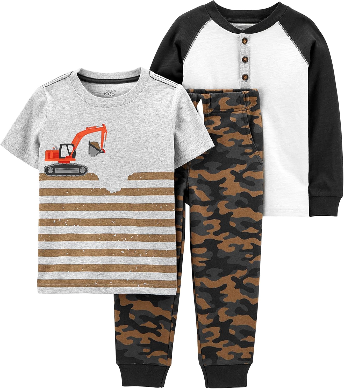 Adorable 3-Piece Playwear Set for Baby Boys
