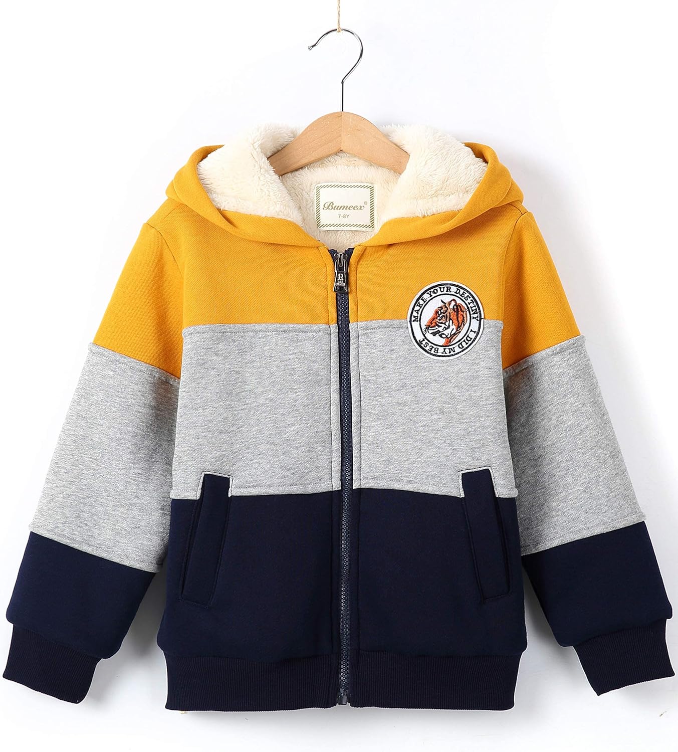 Bumeex Kids Sherpa Fleece Hoodie