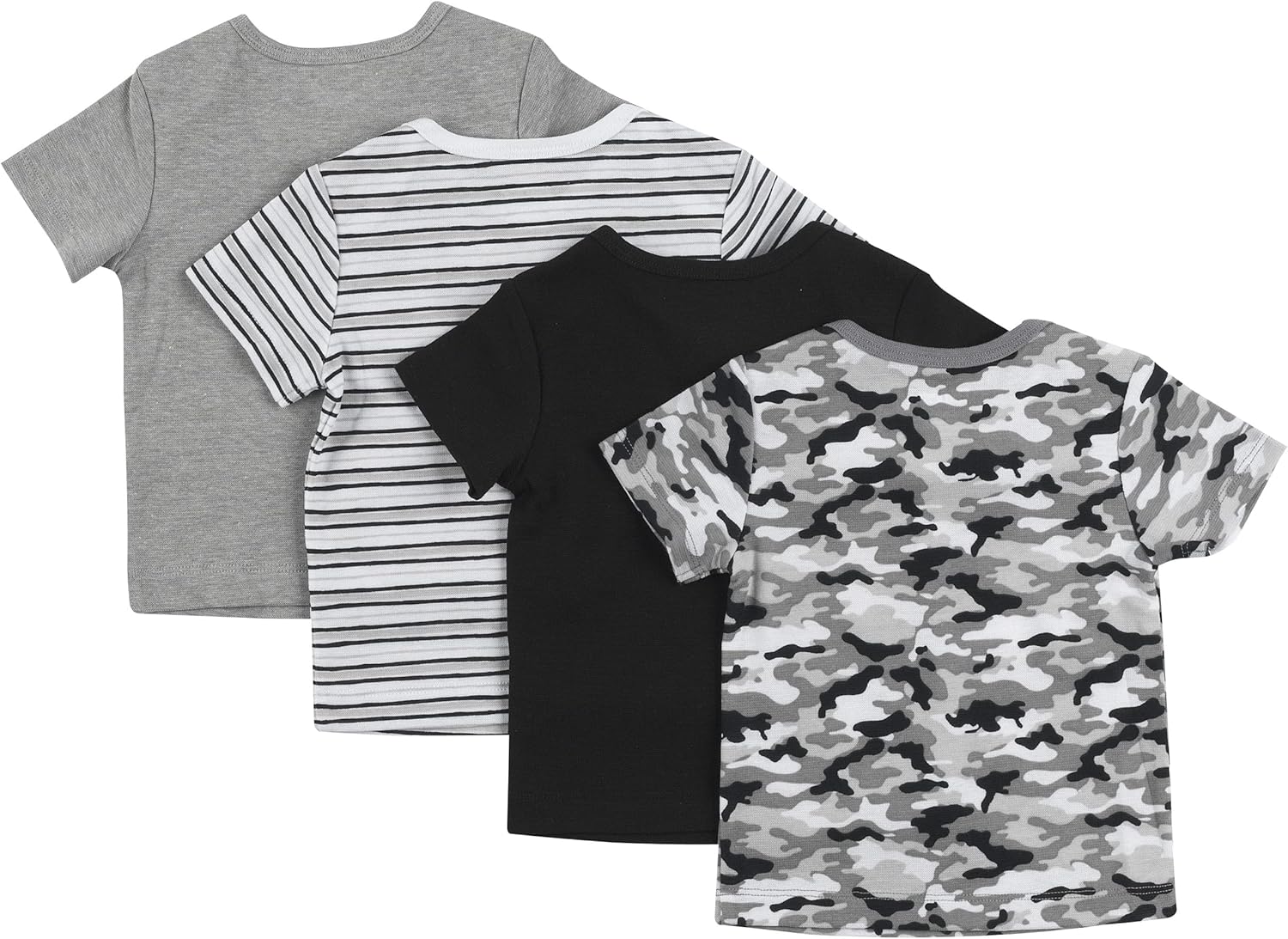 Hanes Baby Short Sleeve Flexy Soft Stretch T-Shirt 4-Pack