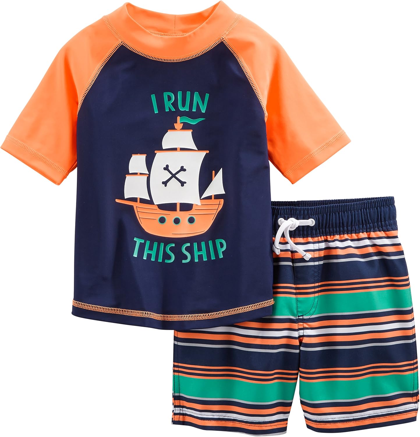 Simple Joys by Carters Toddler Boys Rashguard Set