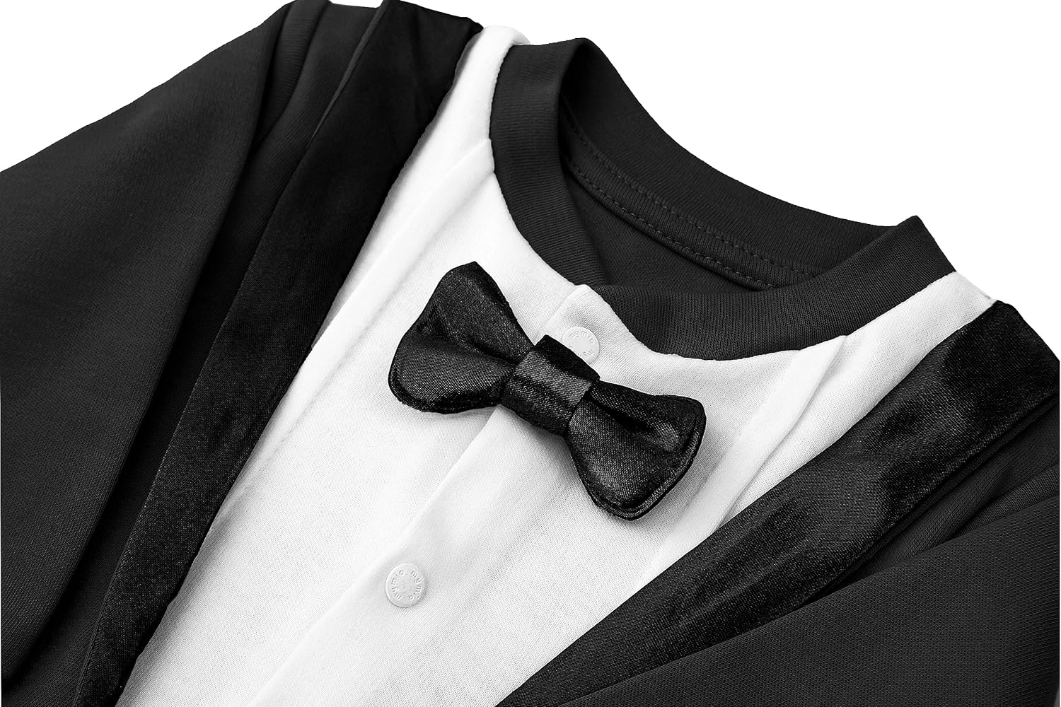 Lilax Baby Tuxedo Footie for Boys Christmas Holiday Style