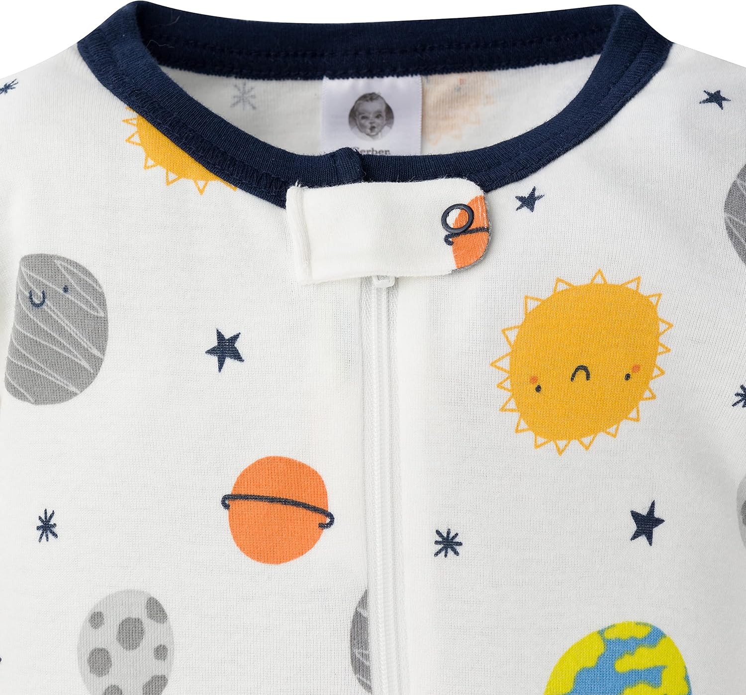 Gerber Baby Boys 2-Pack Footed Pajamas 1
