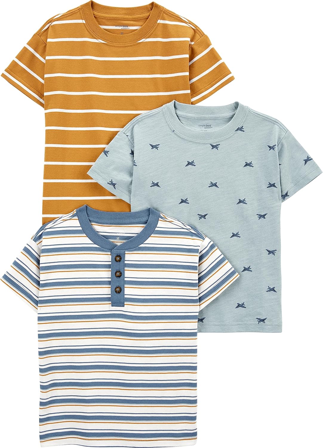 Simple Joys by Carters Baby Boys 3-Pack Short-Sleeve Tee Shirts