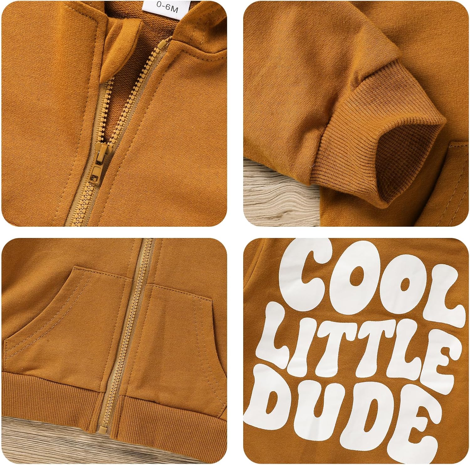 zoelnic toddler boys fall winter hoodie