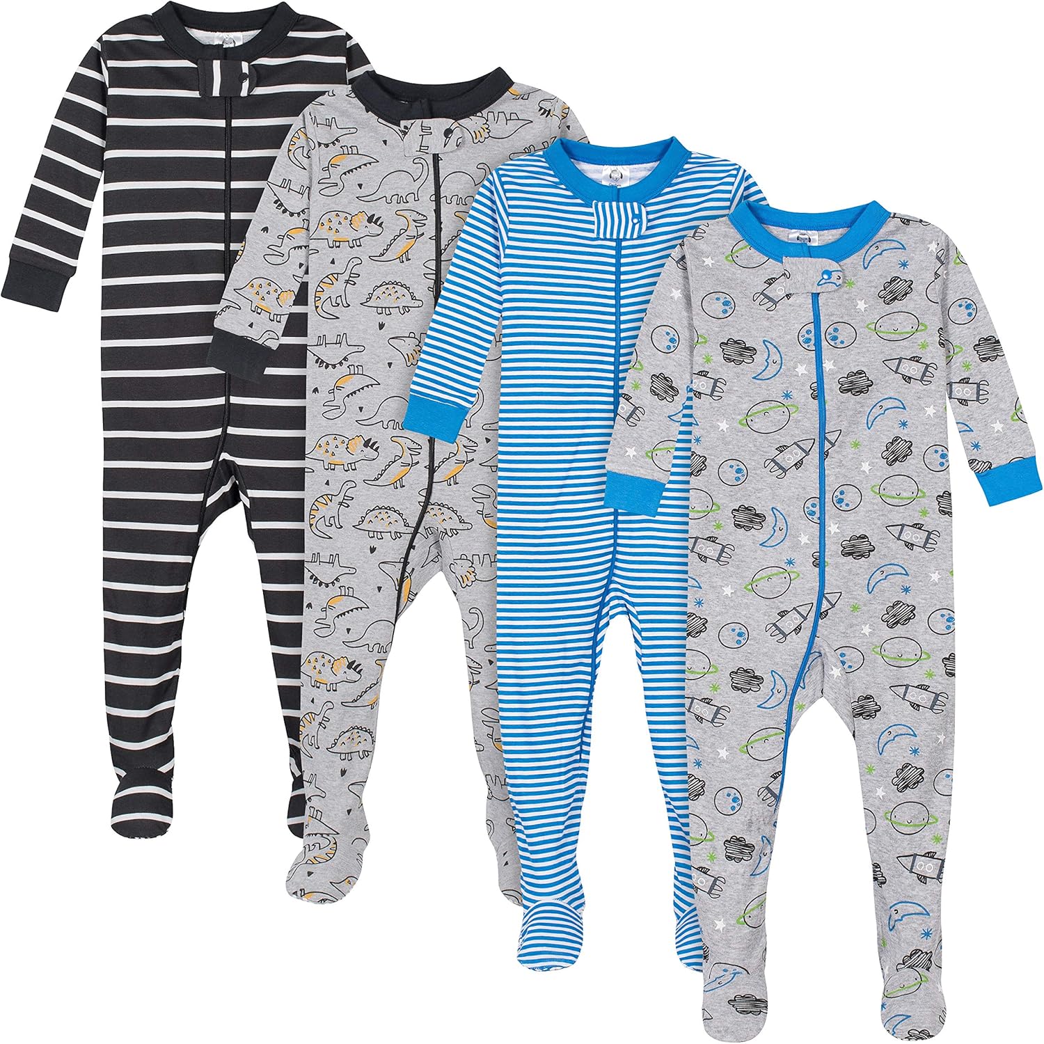 Gerber Baby Boys Pajamas for Safe Sleep Style