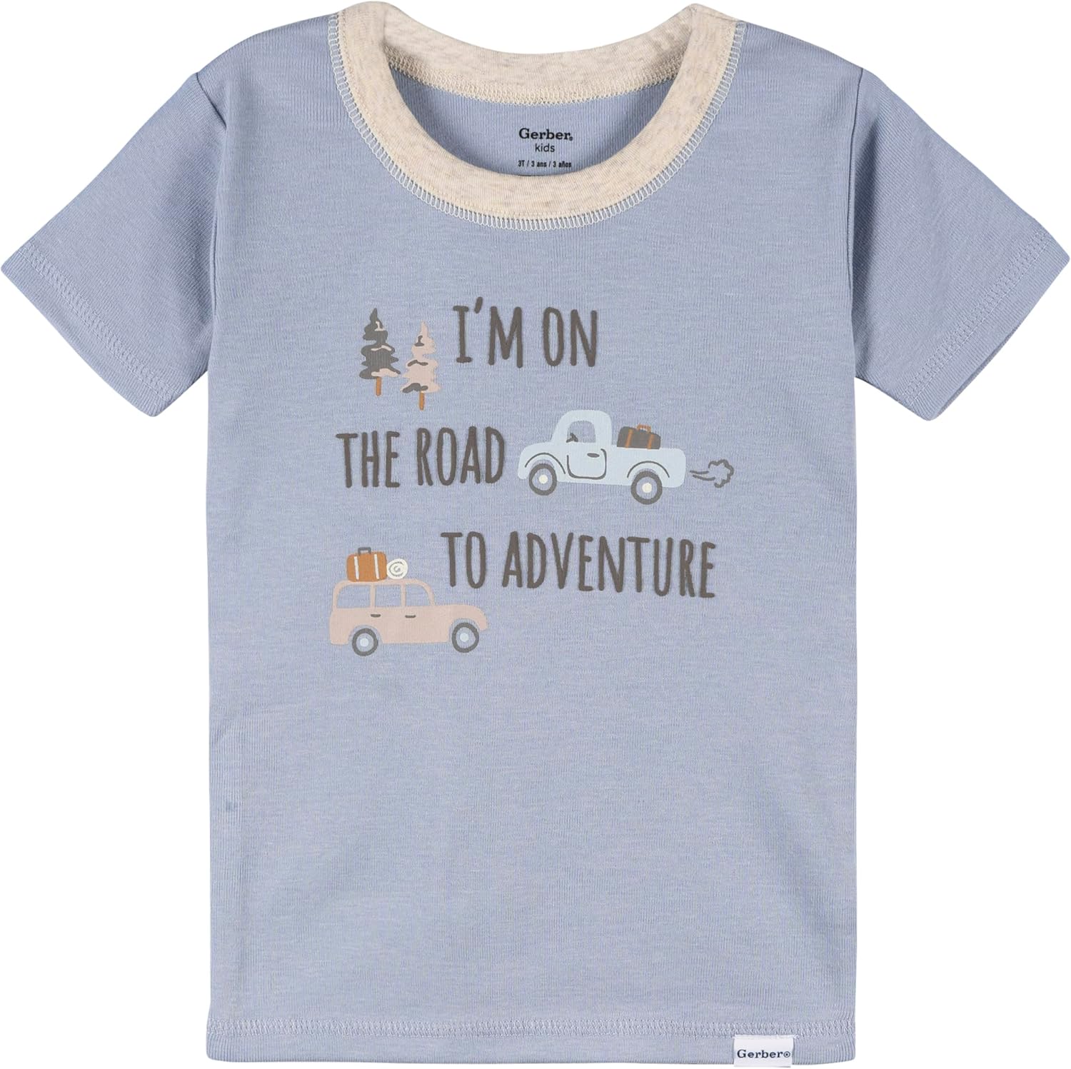 Gerber Baby Boys Toddler Snug Fit 4-Piece Pajama Set